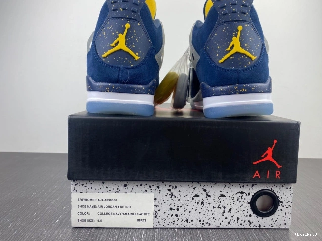 Reps TBkick 4 Jordan Air (PE) Retro AJ4-1036660 Michigan 0716